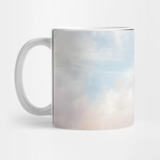 Vintage Clouds in Pink Blue Sky Mug